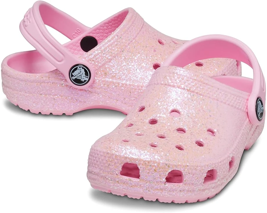 Crocs Kids Classic Glitter Clog (Toddler) 3 Crocs Kids Classic Glitter Clog (Toddler)