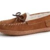 FIRESIDE By Dearfoams Alice Springs Genuine Shearling Moccasin -Florshoes Central 81YY20mwsL. AC SR920736