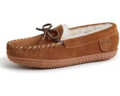 FIRESIDE By Dearfoams Alice Springs Genuine Shearling Moccasin